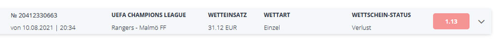 Wette bei 22bet