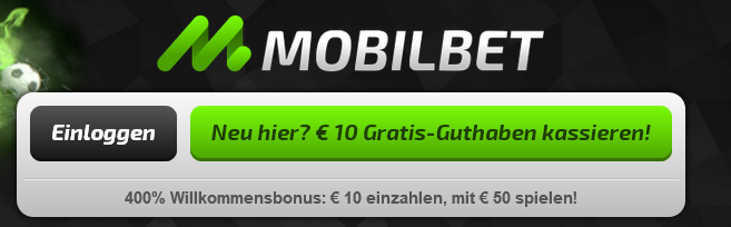 Mobilbet bietet auch über die App einen Willkommensbonus an (Quelle: Mobilbet)