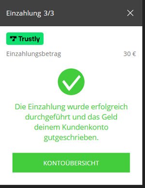 Einzahlung bei NEO.bet