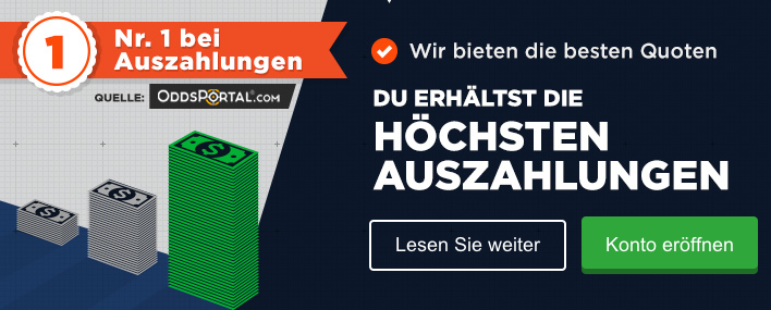 Die Nr. 1 bei Auszahlungen? Pinnacle Sports natürlich! (Quelle: Pinnacle Sports)