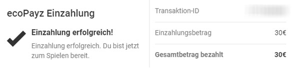 Einzahlung bei Unibet