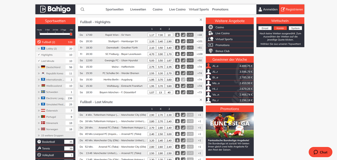 Bahigo Sportwetten Erfahrungen – Usability
