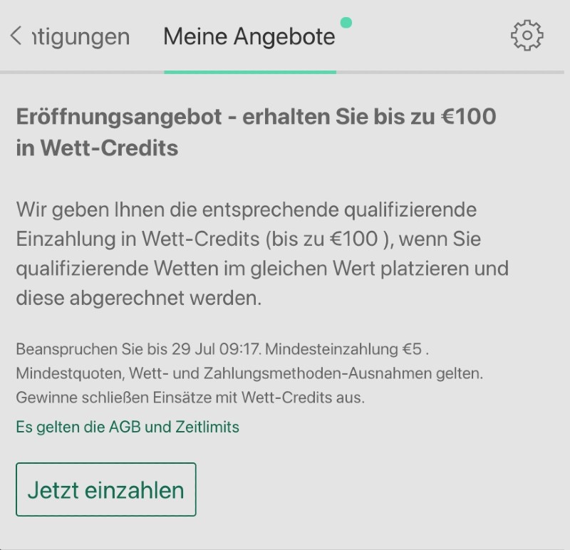 Den bet365 Neukundenbonus aktivieren