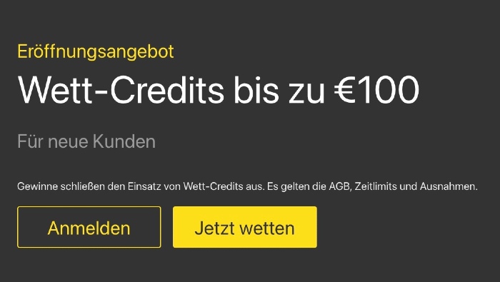 Die Wett-Credits bei bet365
