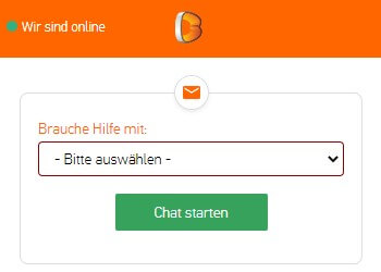 Live Chat von Betano