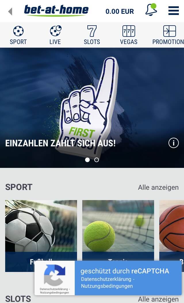 Mobile Ansicht von bet-at-home