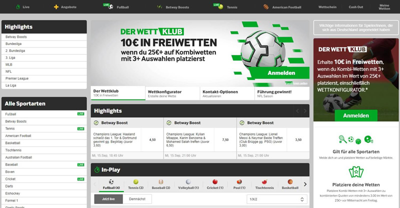 Design von Betway