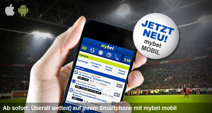 Die mybet App ist in Sekunden eingerichtet und aufgerufen (Quelle: mybet)