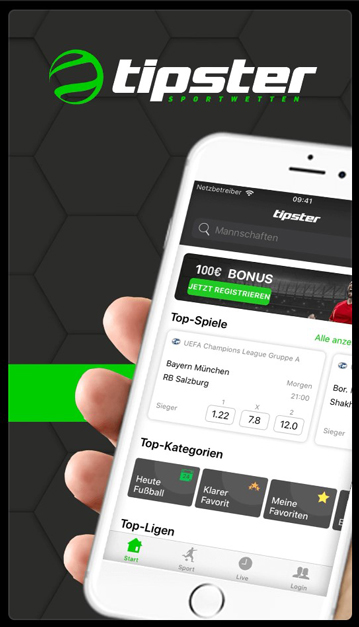 Mobile App von Tipster