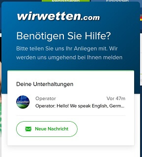 WirWetten Kundenservice