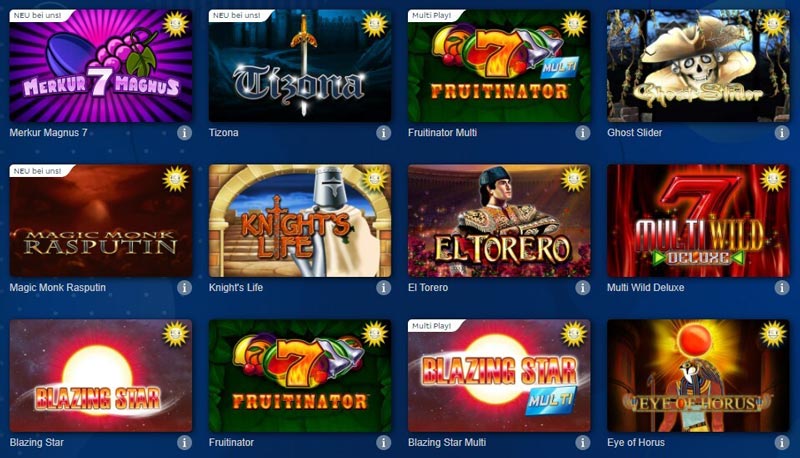 Casinoangebot von XTiP